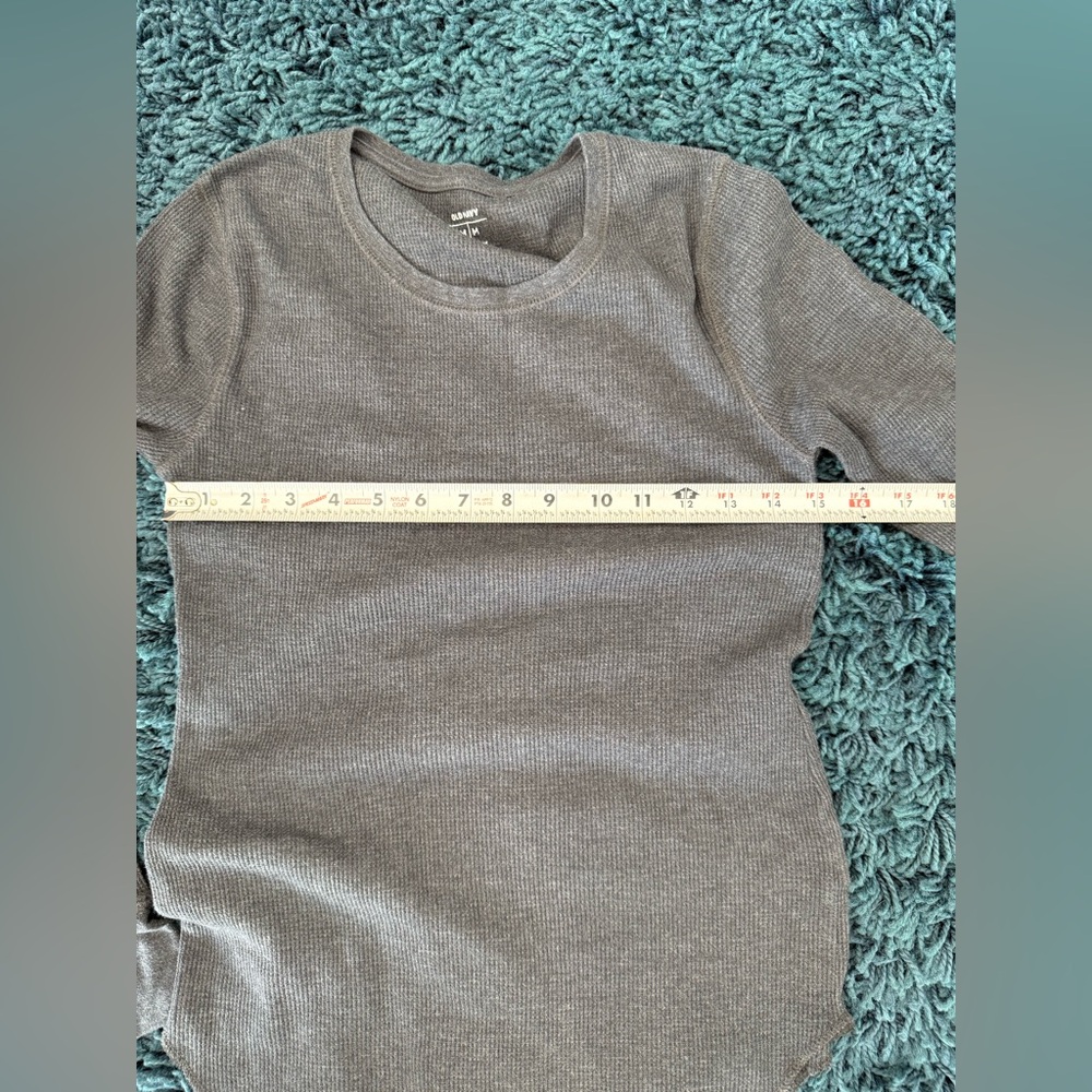 Old Navy Thermal Long Sleeve Medium Bundle of 3 Women's Gray Blue Black - Picture 2 of 9